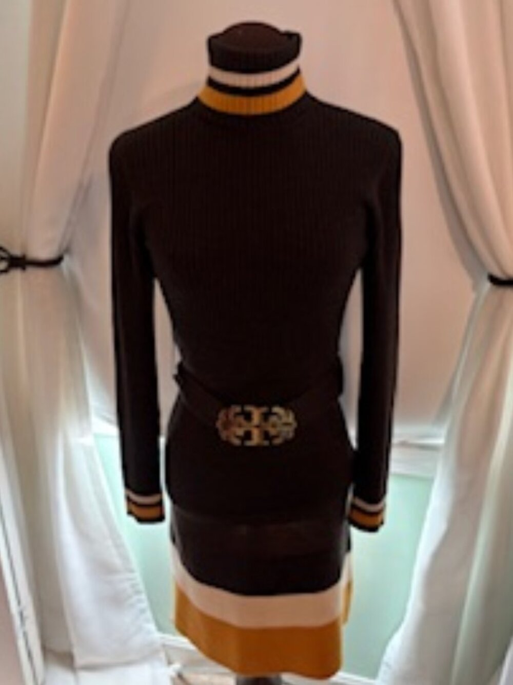 Tori Burch Brown Sweater Dress size xs